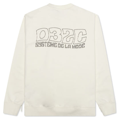 Glow In The Dark Crewneck - Natural/White