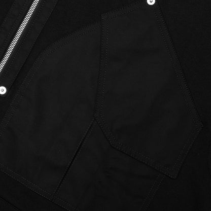Double Zip Hoodie - Black