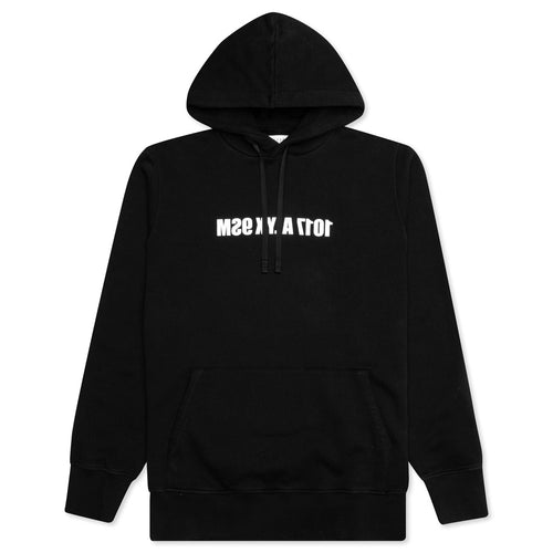 Mirrored Logo Hoodie - Black