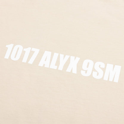 Studded Mirrored Logo Tee - Light Tan