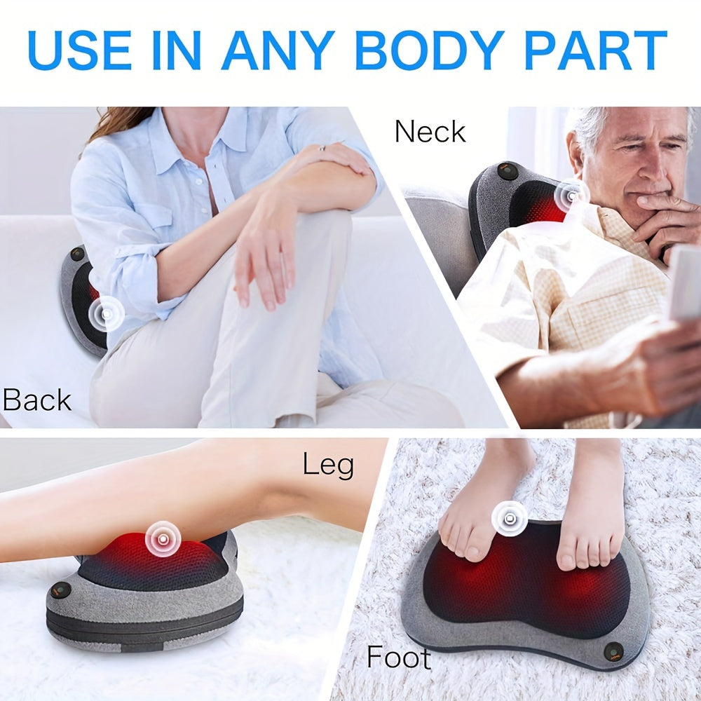 Electric Shiatsu Massage Pillow with Heat
