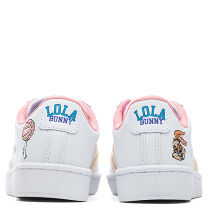 Kid's Pro Leather Ox "Space Jam" - White/White Onyx