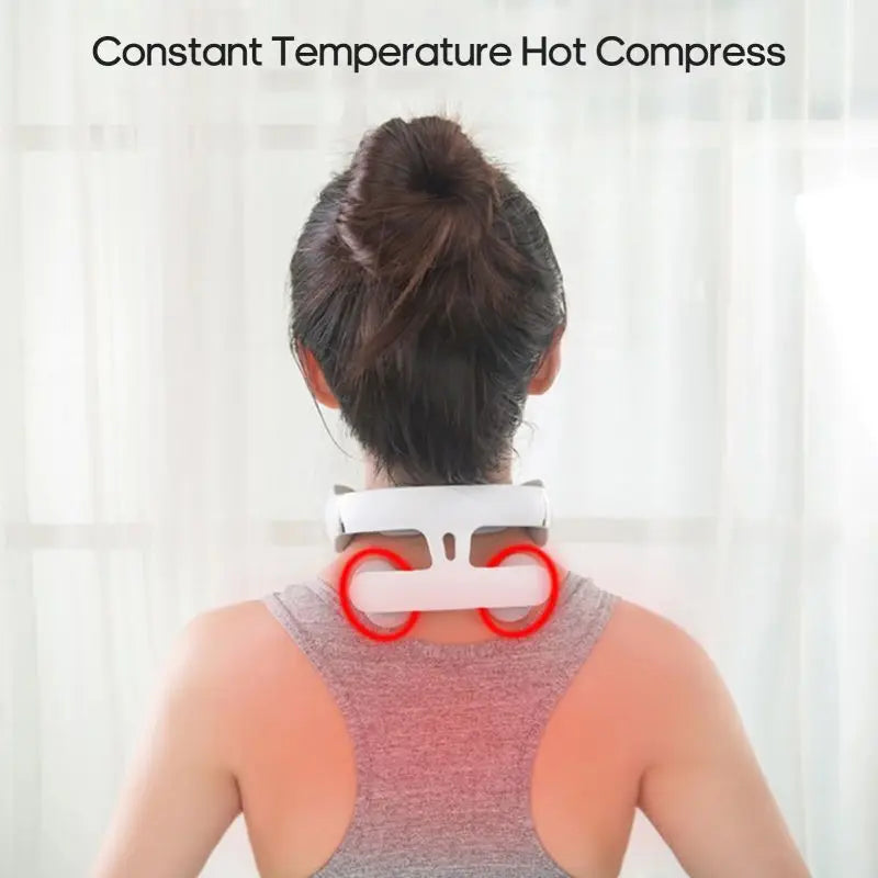 4-Head Cervical Massager with Heating Function