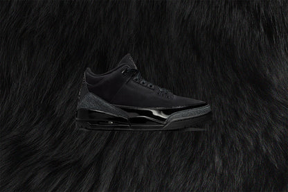 Air Jordan 3 Retro 'Black Cat' - Black/Dark Charcoal/White