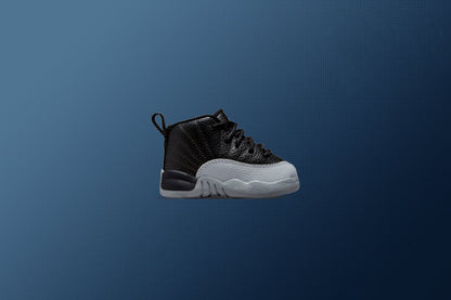 Air Jordan 12 Retro (TD) Barons - Black/Wolf Grey/White