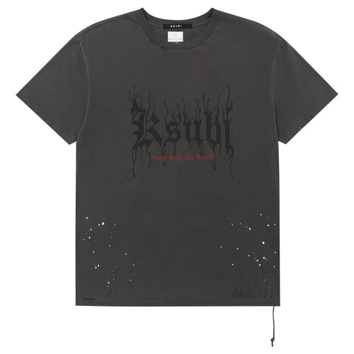 Ksubi x ASAP TyY Biggie S/S Tee - Faded Black
