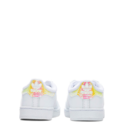 Toddler Superstar - Cloud White/Iridescent Stripe