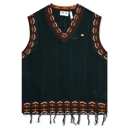 Adidas Originals x CLOT Knit Vest by Edison Chen - Green Night