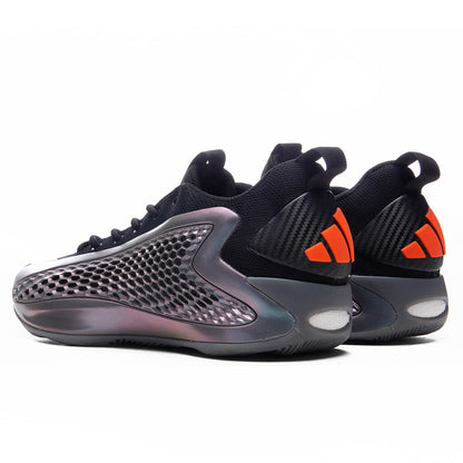 Adidas x Anthony Edwards 1 Low - Iron Metallic/Core Black/Solid Orange