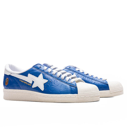 Adidas x BAPE Superstar - Blue/Cloud White/Off White