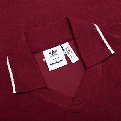 Adidas x Wales Bonner Terry Polo - Collegiate Burgundy