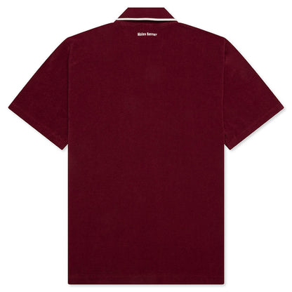 Adidas x Wales Bonner Terry Polo - Collegiate Burgundy