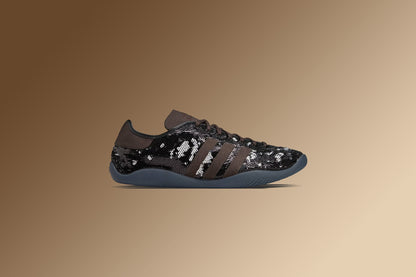 Adidas Originals x Wales Bonner Karintha Sequin - Core Black/Silver Metallic/Dark Brown