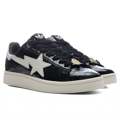 Adidas x BAPE Campus 00s - Core Black/Off White/ Gold Metallic