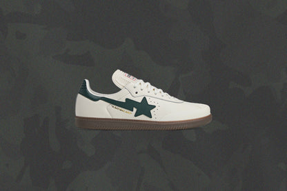 Adidas x BAPE Samba - Off White/Shadow Green/Gum