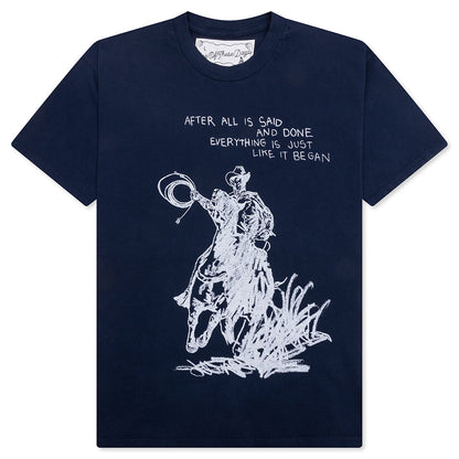 After All Is Said T-Shirt - Washed Navy