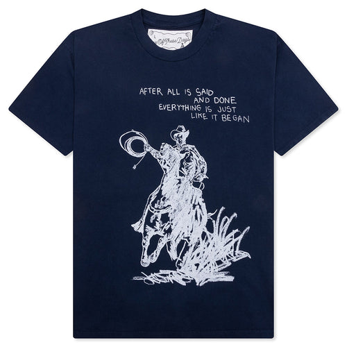 After All Is Said T-Shirt - Washed Navy