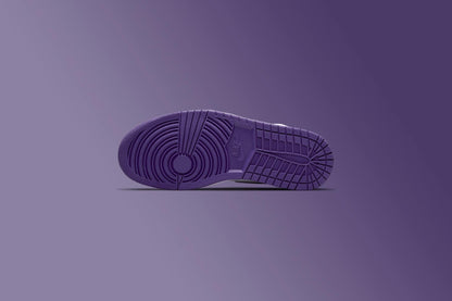 Women's Air Jordan 1 Retro Hi - White/Court Purple