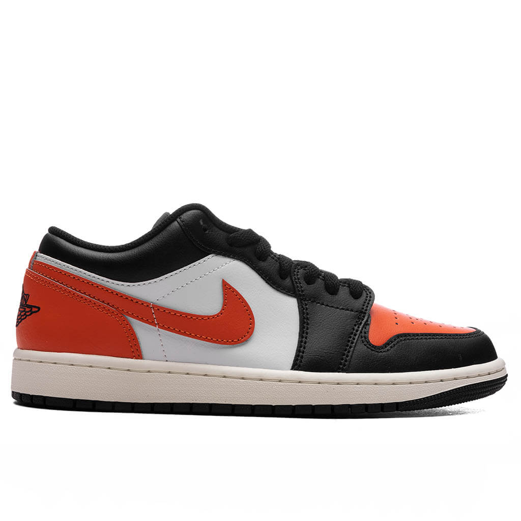 Air Jordan 1 Low - Black/Starfish/White/Sail