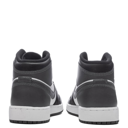 Air Jordan 1 Mid (GS) - Black/Iron Grey/White