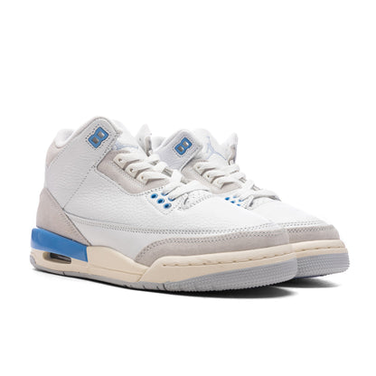 Air Jordan 3 Retro 'Lucky Shorts' (GS) - Summit White/Hydrogen Blue/Legend Blue