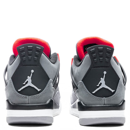 Air Jordan 4 Retro 'Infrared' (GS) - Dark Grey/Infrared 23/Black Cement Grey