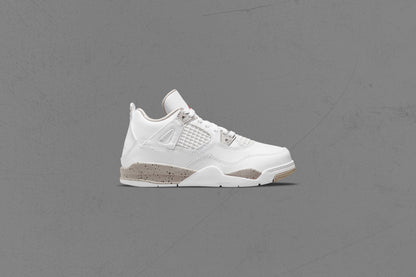 Air Jordan 4 Retro (PS) - White/Fire Red