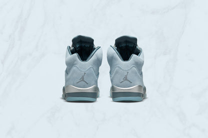 Women's Air Jordan 5 Retro "Bluebird"- Ice/Blue Graphite