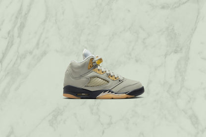 Air Jordan 5 Retro (GS) - Jade Horizon/Desert Sand/Light Silver