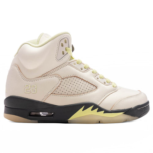 Women's Air Jordan 5 Retro - Sail/Luminous Green/Anthracite