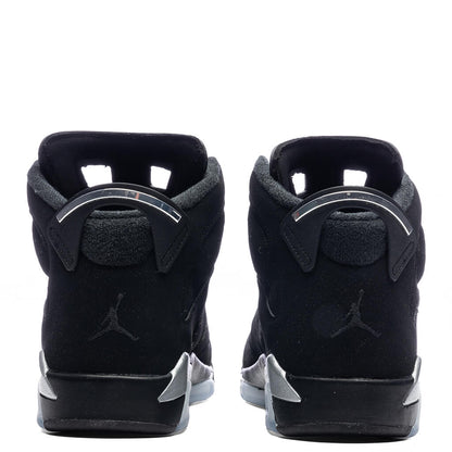 Air Jordan 6 Retro (GS)  - Black/Metallic Silver/Black