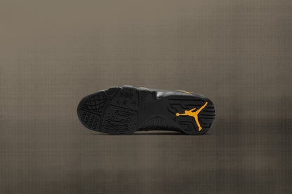 Air Jordan 9 Retro (GS) "University Gold" - Black/Dark Charcoal