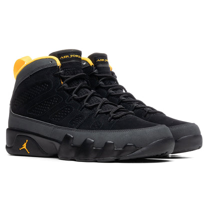 Air Jordan 9 Retro "University Gold" - Black/Dark Charcoal