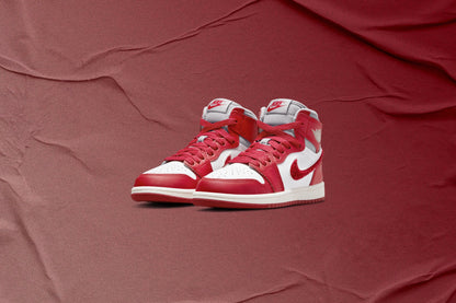 Air Jordan 1 Retro High OG (PS) - Light Iron Ore/Varsity Red/Sail