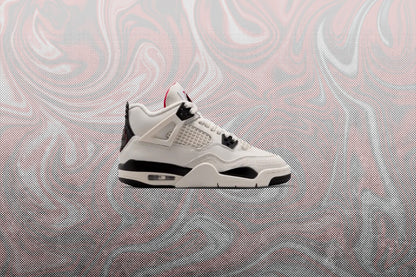 Air Jordan 4 Retro OG 'Flight Club' (GS) - Sail/Black/University Red