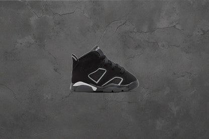 Air Jordan 6 Retro 'Cap and Gown' (TD) - Black/Reflect Silver/Black
