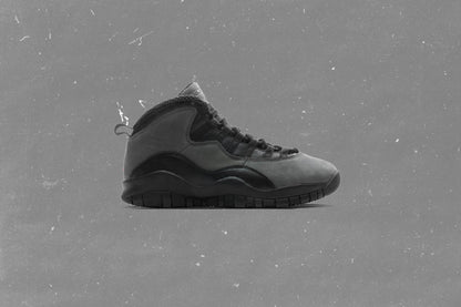 Air Jordan 10 Retro 'Shadow' - Charred Grey/True Red/Black