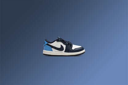 Air Jordan 1 Low OG 'Obsidian' (TD) - Obsidian/University Blue/Sail