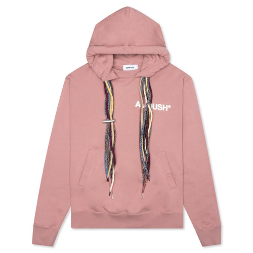 Multicord Hoodie - Pink/White