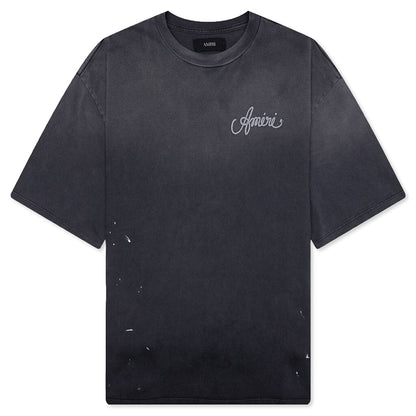 Amiri Design Studio Oversized Tee - Black