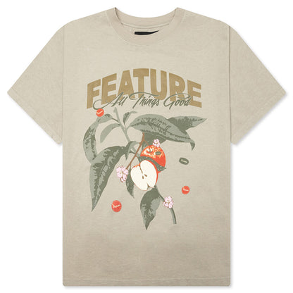 Apple Blossom Tee - Oil Green