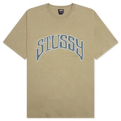 Arched Pigmented Dyed Tee - Elm