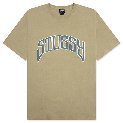 Arched Pigmented Dyed Tee - Elm