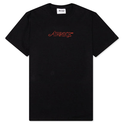Awake Classic Outline Logo S/S Tee - Black