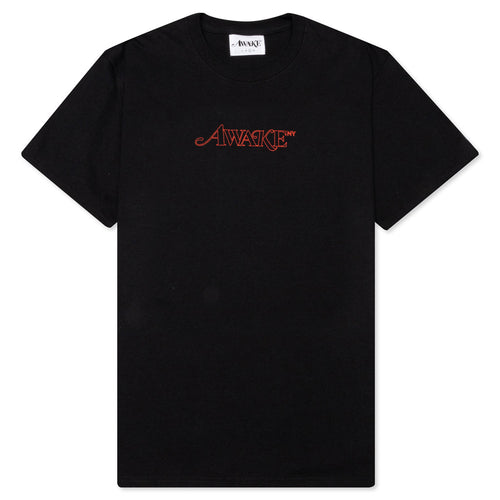 Awake Classic Outline Logo S/S Tee - Black