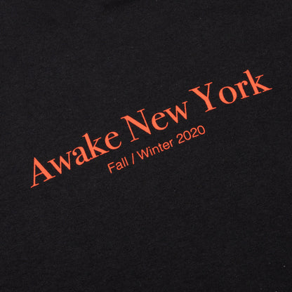 Awake Classic Outline Logo S/S Tee - Black