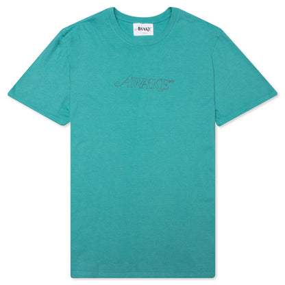 Awake Classic Outline Logo S/S Tee - Teal