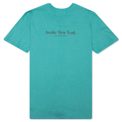 Awake Classic Outline Logo S/S Tee - Teal