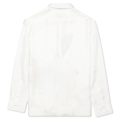Awake Flowers Silk Shirt - White