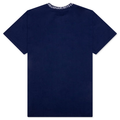 BB Wrapped S/S Knit - Blue Depths